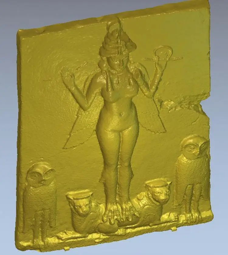 

Panno_Egyptian artcam 3d model relief for cnc in STL file format