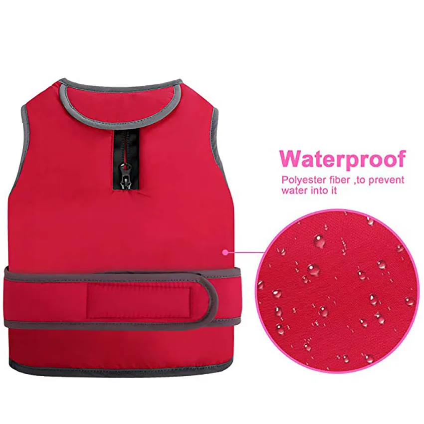 Dog Clothes Winter Waterproof Reversible Pets Jacket Coat Soft Warm Fleece Vest Clothing for Medium Large Dogs Supplies | Дом и сад