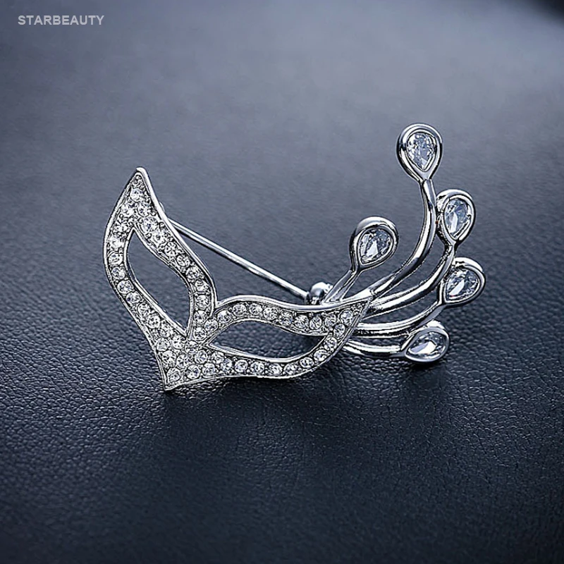 Маскарадная брошь с маской лисы милые корейские женские и мужские броши