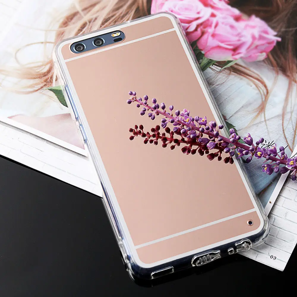 Мягкий зеркальный чехол для Huawei Honor 8 9 10 Lite 6X 7X 8x10 V8 V9 V10 View 20 Y5 Y6 Y7 Prime 2018 P Smart 2019 Y9 |
