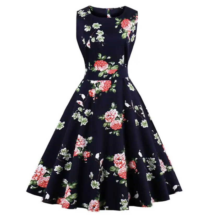 JOYINPARTY 4xl женское платье большого размера Ретро 50 s 60 винтажное рокабилли качели