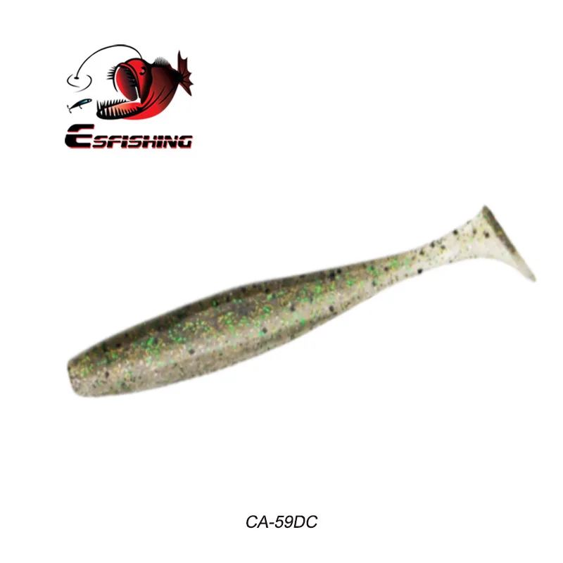 CA59DC Esfishing рыболовные приманки мягкие crazy Easy shiner Shad 50 мм 0,8 г 20 шт. мягкие приманки флэш-воблер Карп весло для рыбалки хвост Iscas - Цвет: CA59DC