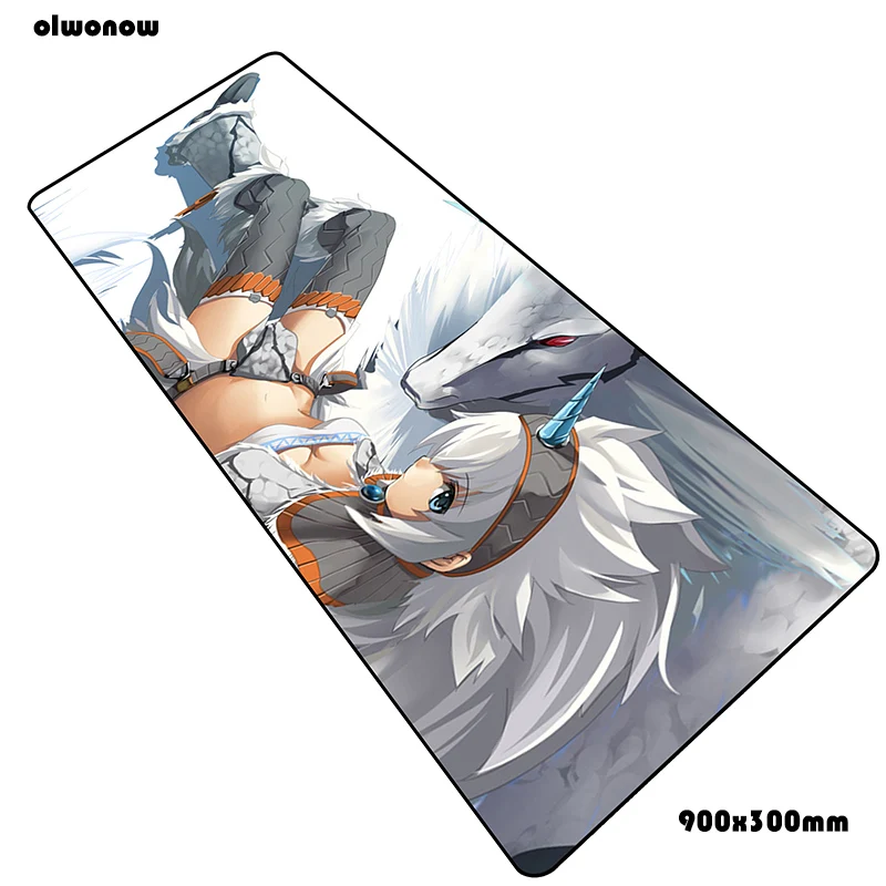 Monster hunter коврик для мыши 900x300x3 мм красивый игровой коврик для мыши большая клавиатура Коврик для мыши