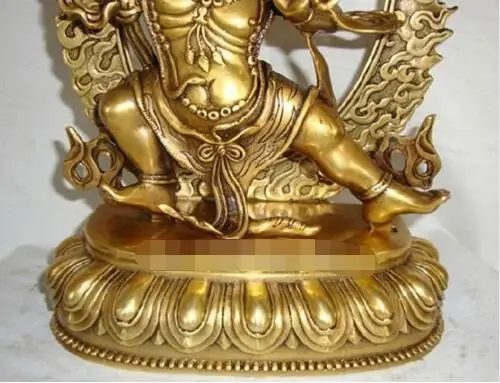 YM 305 9.8&quot Tibet Tibetan Buddhist Vajrapani buddha bronze statue | Дом и сад