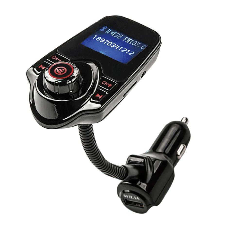 Автомобильный Bluetooth fm-передатчик, беспроводная гарнитура, аудио приемник, авто MP3 плеер, 2.1A USB быстрое зарядное устройство, автомобильные аксессуары