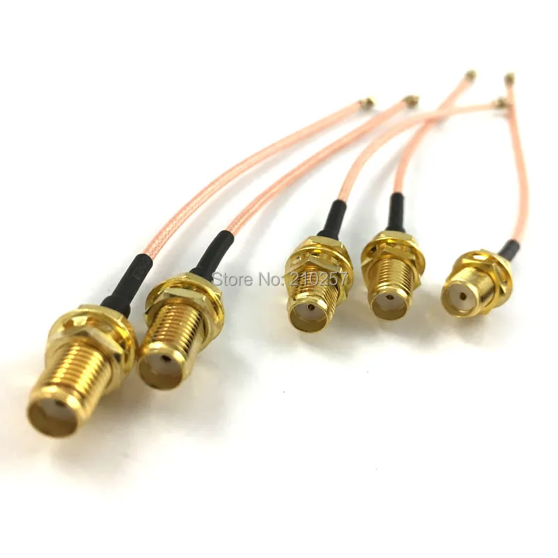 Кабель преобразователь антенны U. FL/IPX to SMA Female 10 см RG178 5 шт.|ipx sma|cable converteripx u.fl |