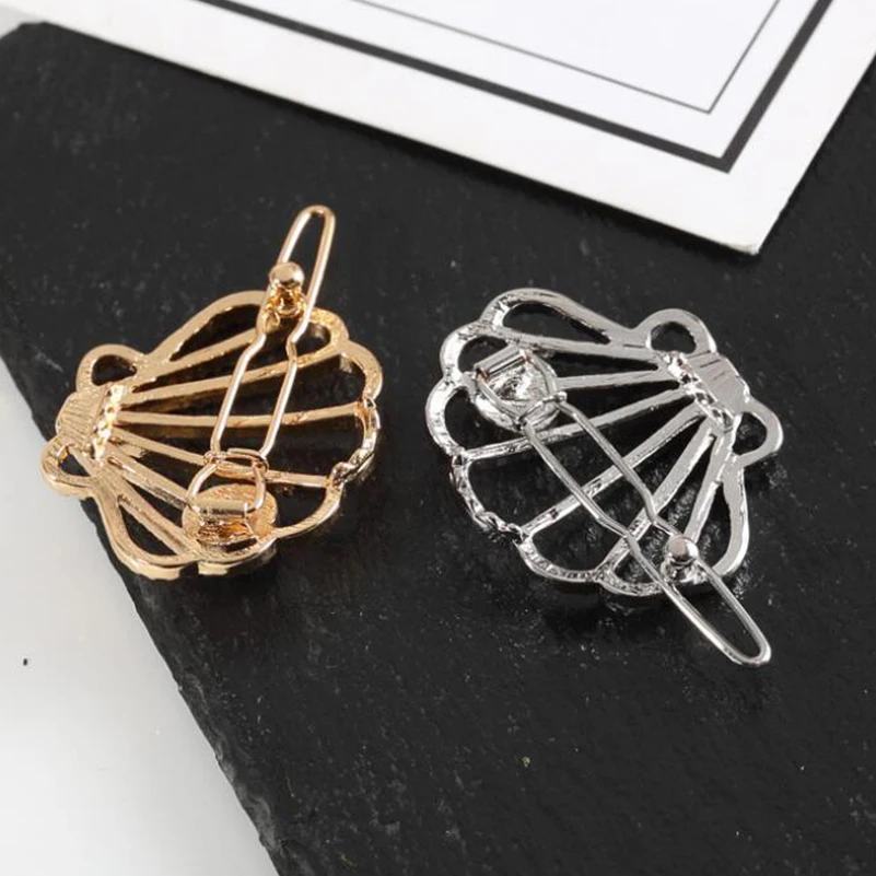 Shuangshuo корейские модные заколки для волос в виде ракушек женские аксессуары