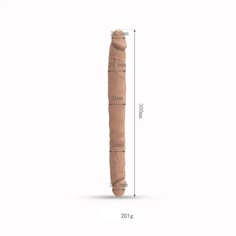 Женский силиконовый двусторонний фаллоимитатор Sexshop реалистичный массажер в