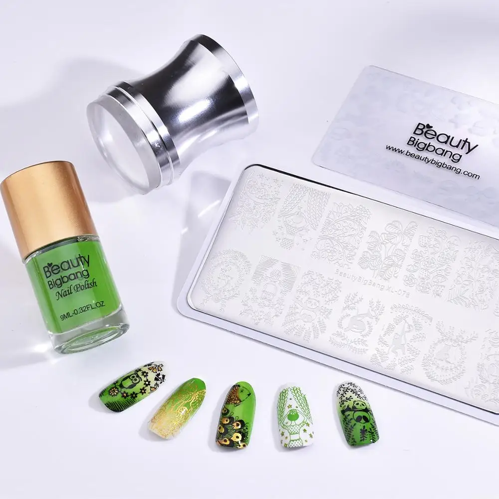 Beautybigbang штамповки пластины из нержавеющей стали милые рыбы ива КИТ девушка