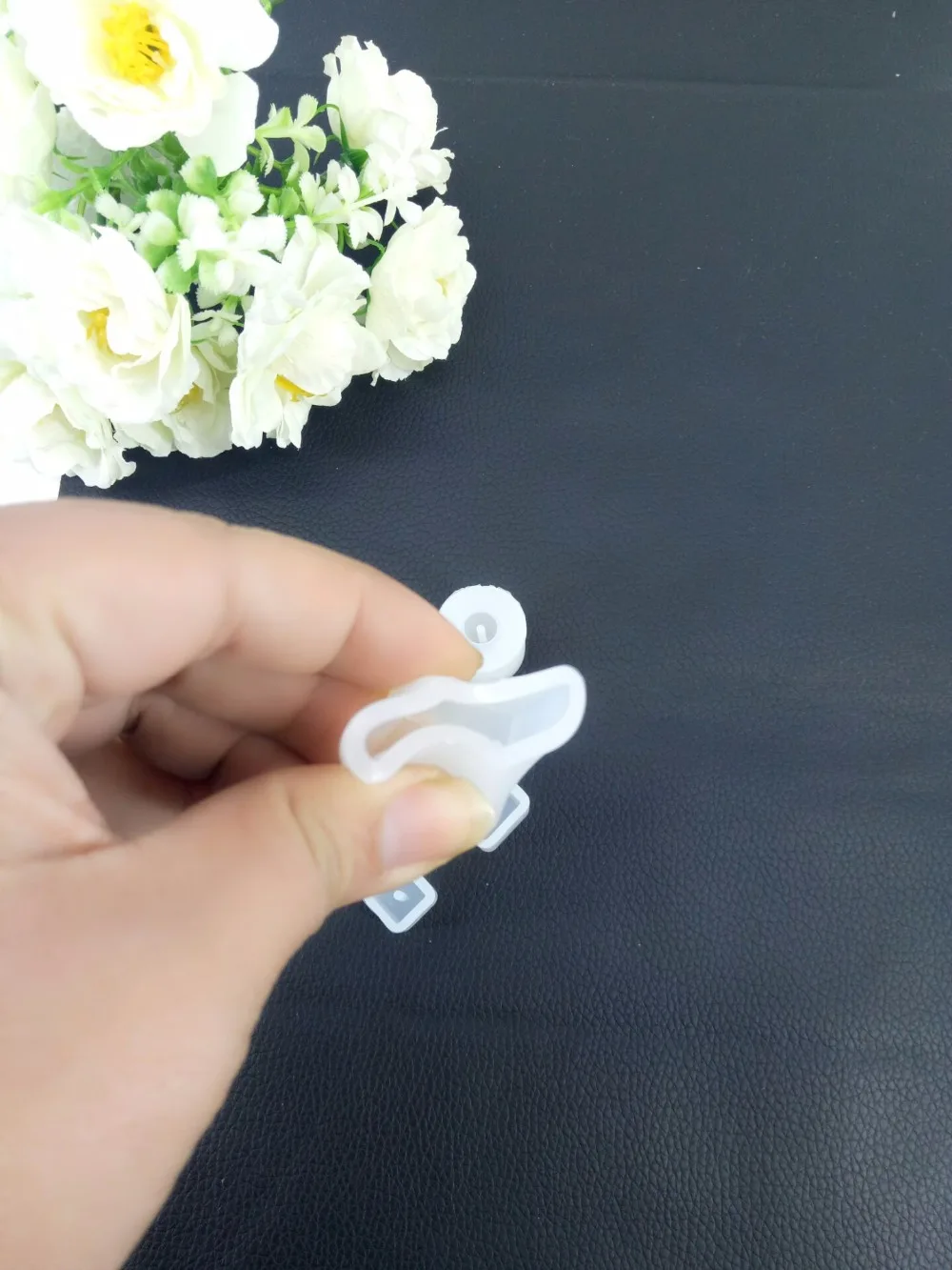 DIY силиконовая форма прозрачное ожерелье бусины кулон с отверстием для