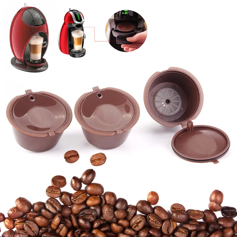 Профессиональная многоразовая капсула для кофе Nescafe dolcegusto 4 шт. шт.|Фильтры кофе| |