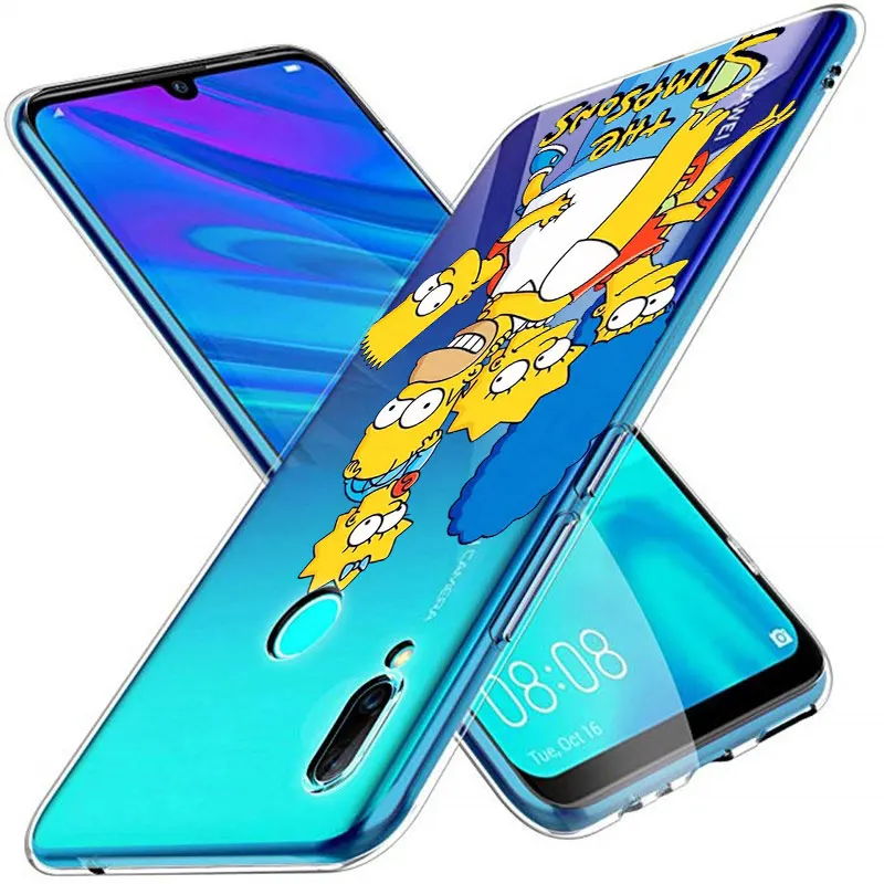 Горячий Los Simpsons Мягкий силиконовый чехол для телефона huawei P30 P20 Pro P10 P9 P8 Lite P Smart Z Plus NOVA 3 3i Модный чехол