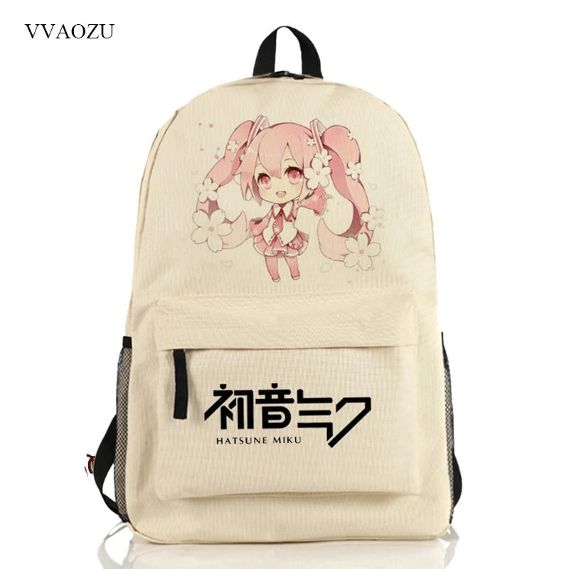 Аниме Хацунэ Мику Vocaloid COS рюкзак сумки на плечо студенческий рюкзак школьные сумки для мальчиков девочек Mochila