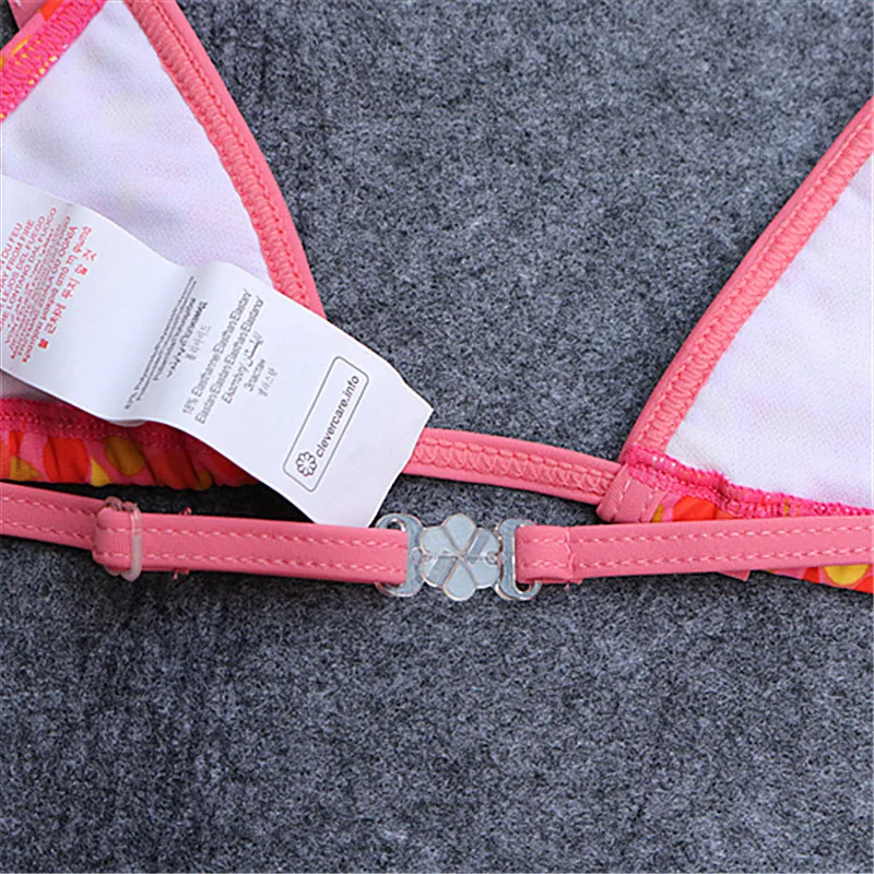 Летний купальный костюм из двух предметов для девочек детский в горошек