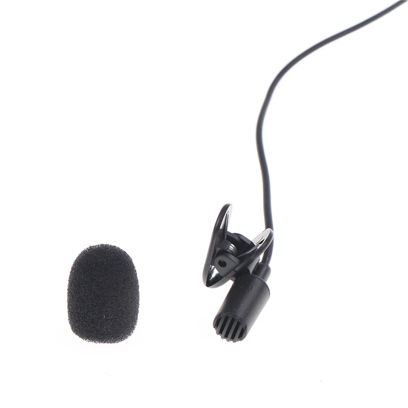 Handsfree 1,5 м длиной, проводной 3,5 мм стерео джек Мини Автомобильный Микрофон внешний микрофон для ПК автомобиля DVD gps плеер Радио Аудио Микрофон