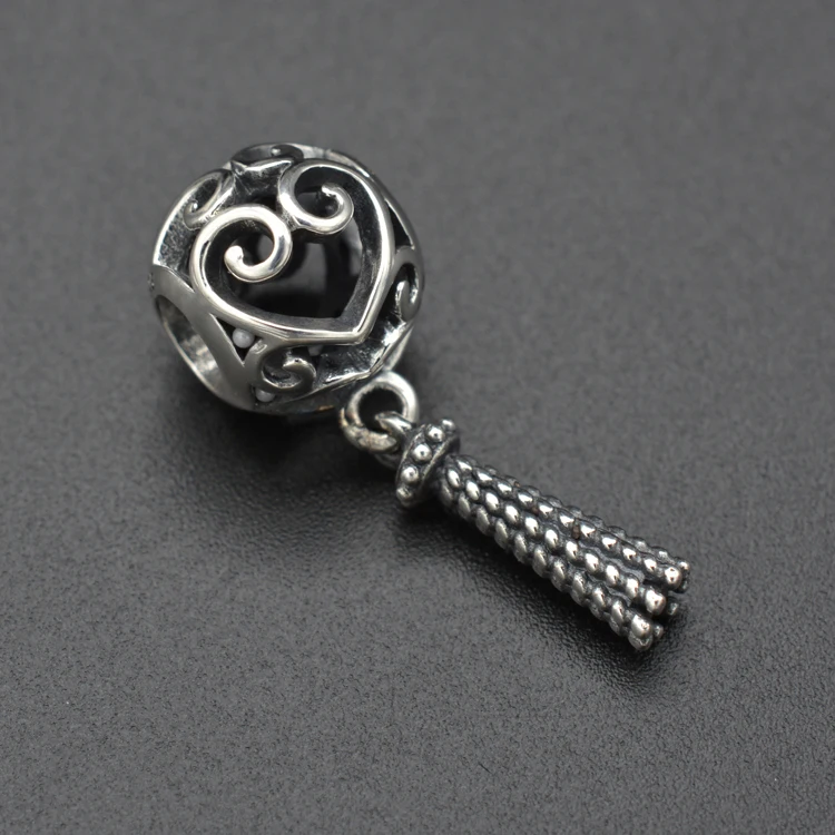 

Fashion creative couples silver jewelry accessories hollow love silver string ornaments