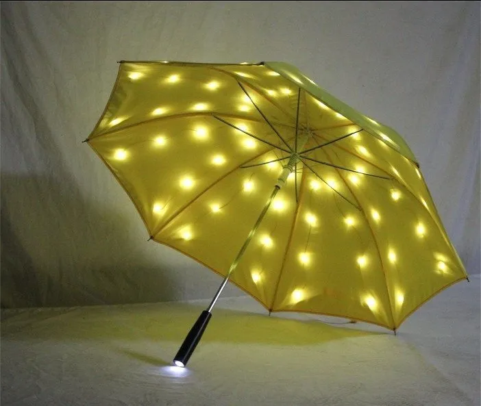 

LED Umbrella Light Up Umbrellas Rain Night Protection Safe Child Gift