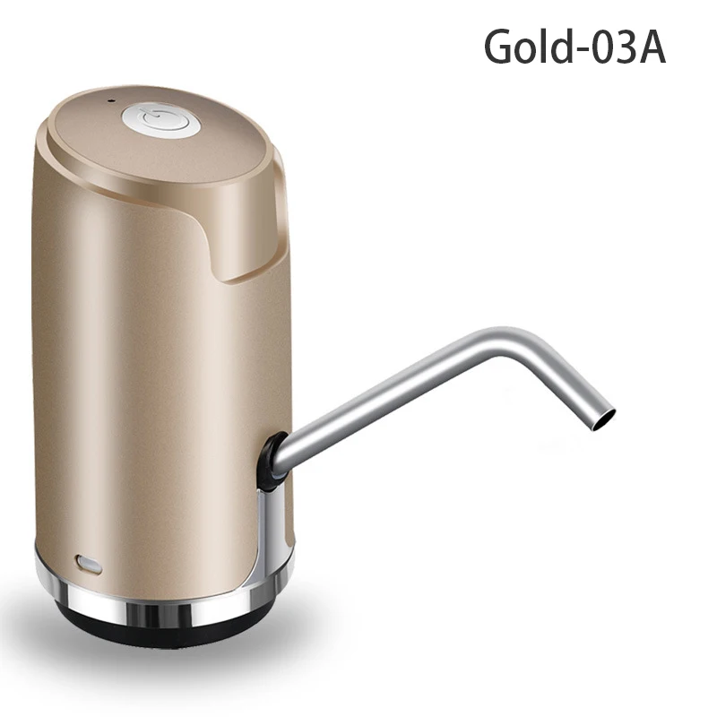 Gold 03A Kbxstart Электрический диспенсер для бутилированной воды, насос, беспроводной USB бутылка для питьевой воды, всасывающий мини диспенсер, Электрический диспенсер - Цвет: Gold 03A