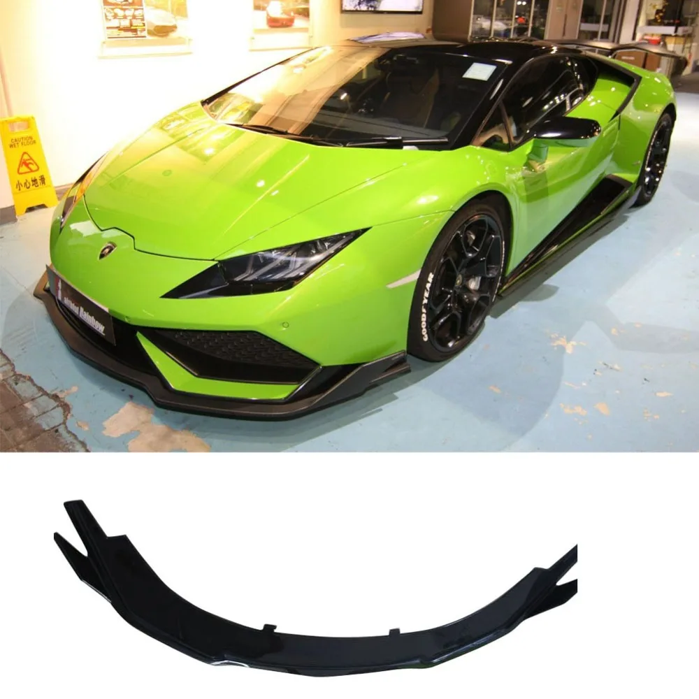 D стиль углеродного волокна передний губы сплиттер чехол для Lamborghini хуракан LP600