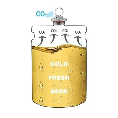 Homebrew пива из нержавеющей стали с крышкой клапана сброса давления 2L 3.6L 4L 5L мини