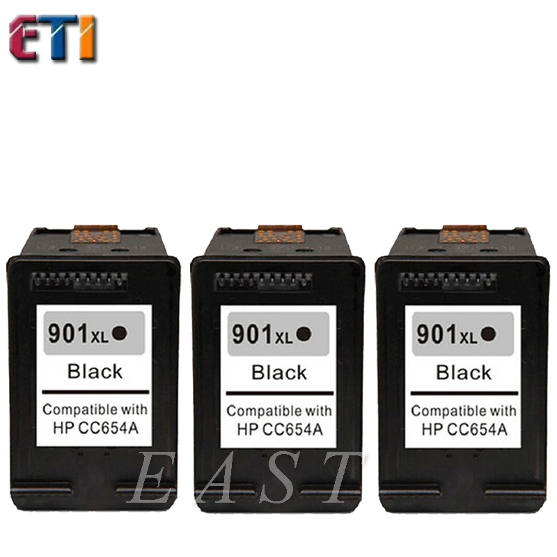 3 pk black compatible with for HP 901 xl Officejet J4580 HP901XL applicable J4660 /J4640 J4680/J4500 models | Компьютеры и офис