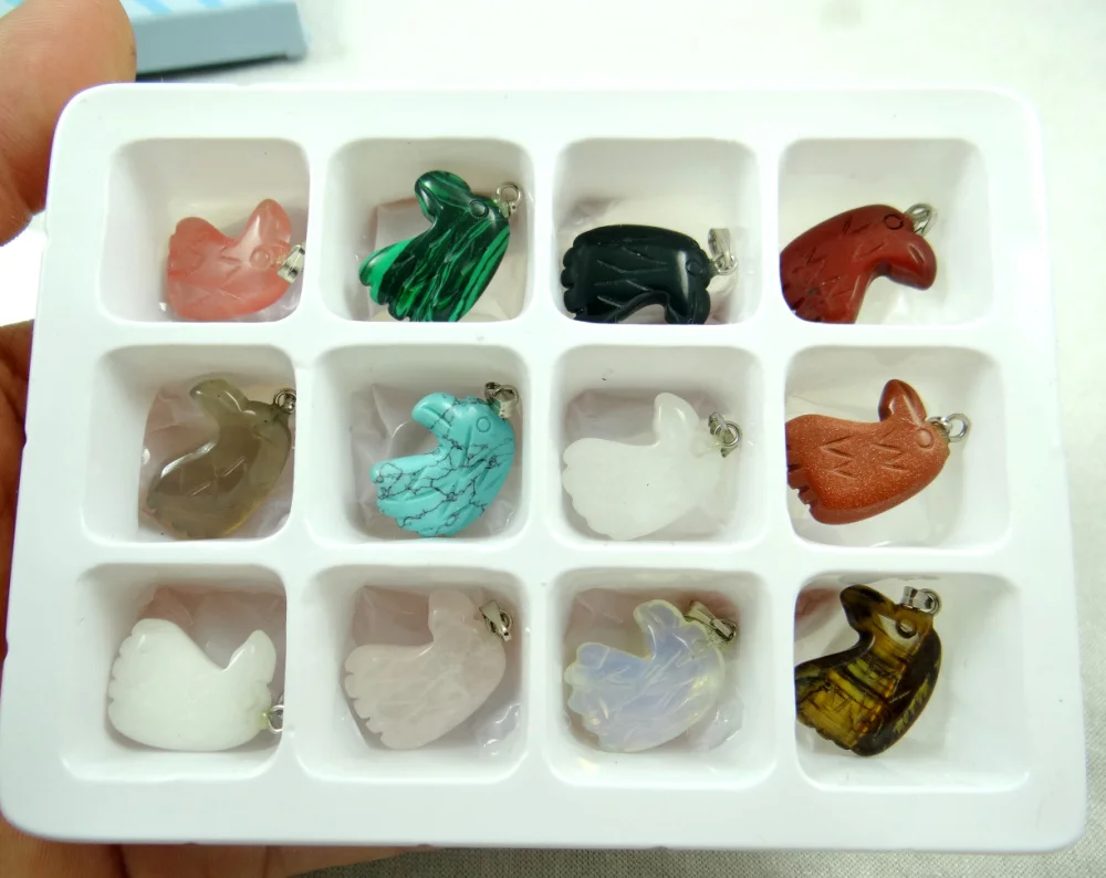 Натуральный камень бирюзовый кварцевый кристалл тигровый глаз авантюрин голова