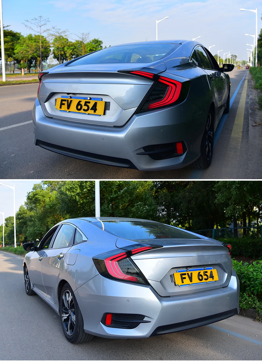 Задняя фара для Honda Civic светодиодный дальнего света светодиодный стоп-сигнал поворота