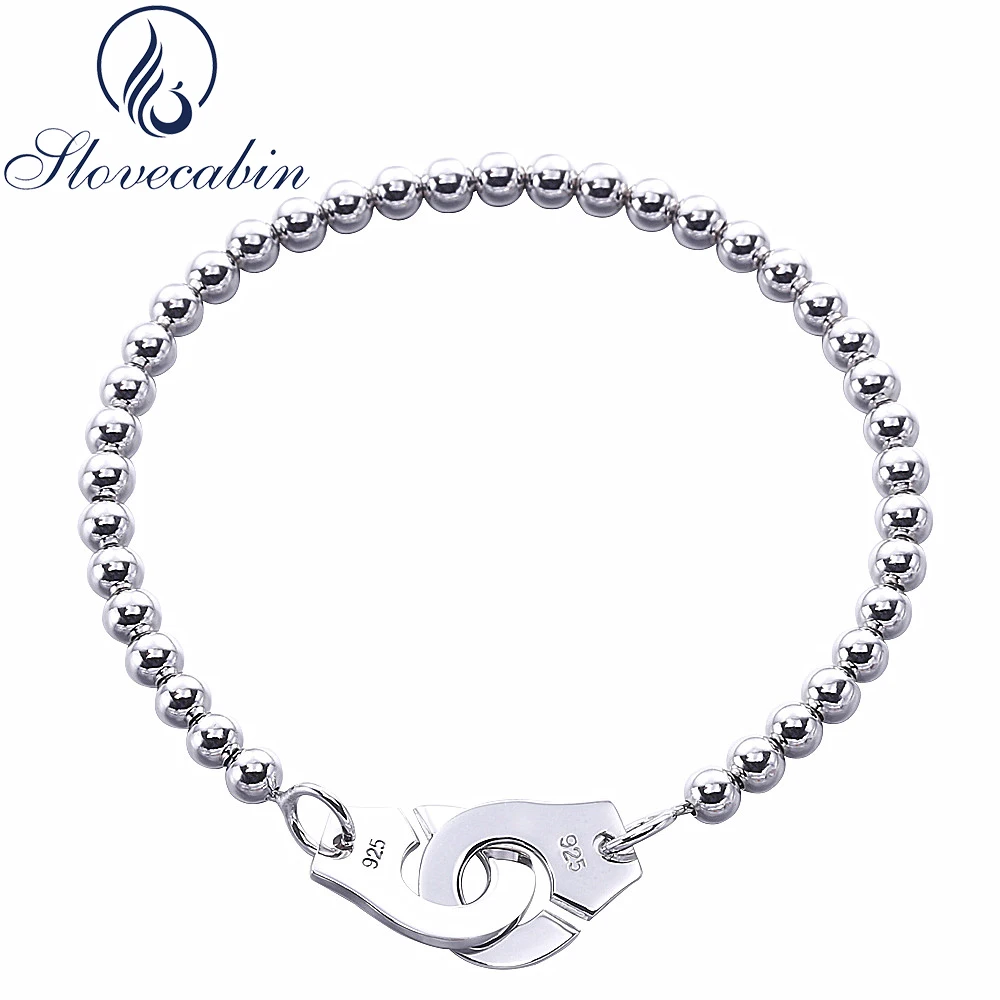 Роскошные ювелирные изделия из серебра 925 пробы|bracelet menottes|sterling silver handcuffsfriendship