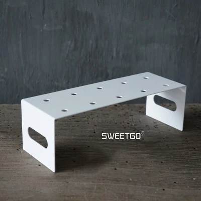 SWEETGO Push Торт Дисплей Стенд белый/розовый металл железный кекс аксессуар 1 шт. Свадебная вечеринка настольные инструменты для украшения торта - Цвет: 8cm