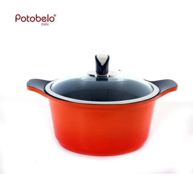 

Potobelo interaural soup pot sauceboxes buzhanguo 3d ceramic coating with lid
