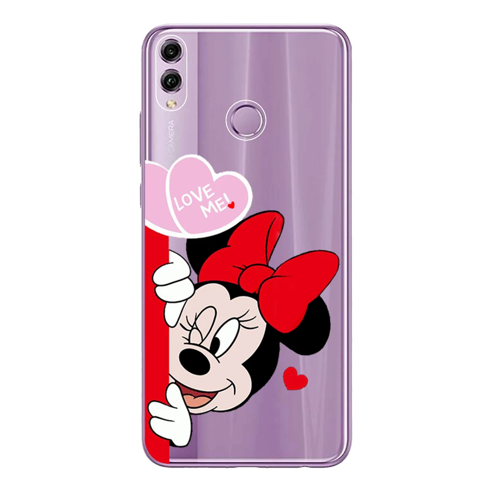 Soft TPU Funda For Huawei Honor 7A Pro 7X 7C 8 8X 9 Lite 10 Play Case Cover Silicone Capa Mickey Minnie Mouse Coque Phone Shell |