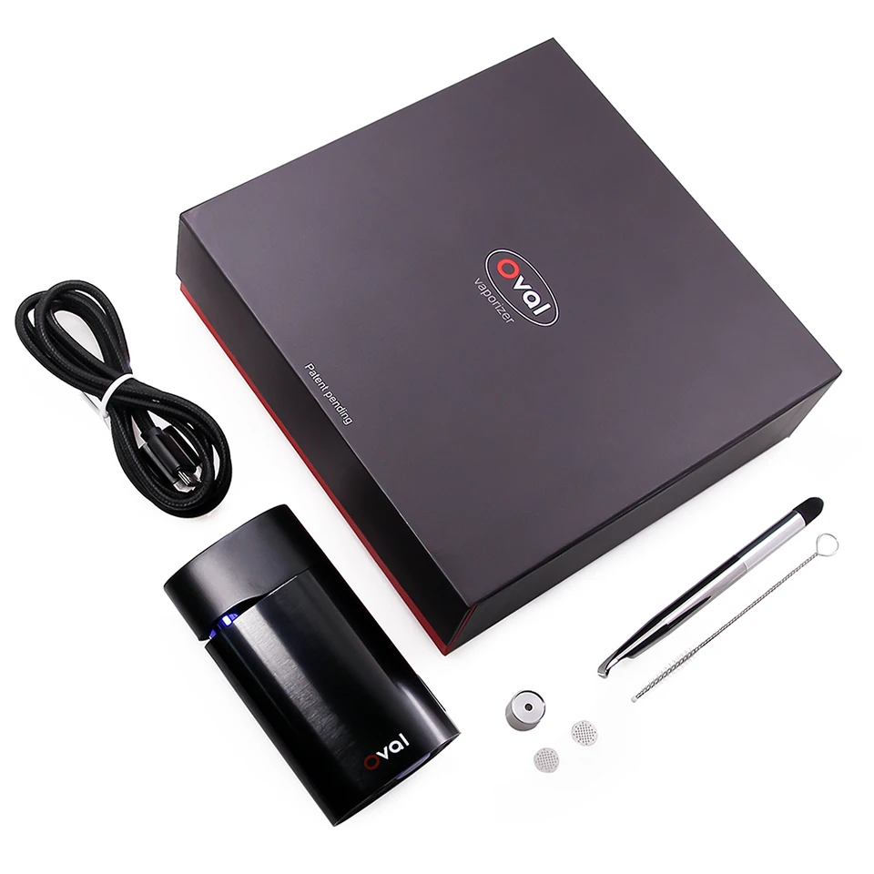 Original Kingtons oval vaporizer e cigarette 1600mah Lithium battery vape pen box black widow dry herb wax vapor starter kit | Электроника