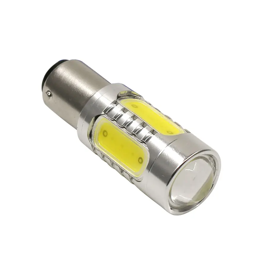 HYZHAUTO 1 шт. 1157 BAY15D P21/5 Вт светодиодный лампы высокой Мощность COB 7 5 автомобиль