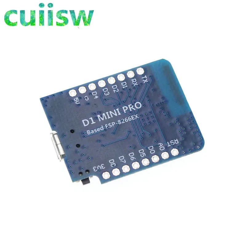 Плата модуля WeMos D1 Mini ESP8266 Wi Fi 5 шт. Pro 16 Мб внешняя антенна поддержка IOT макетная