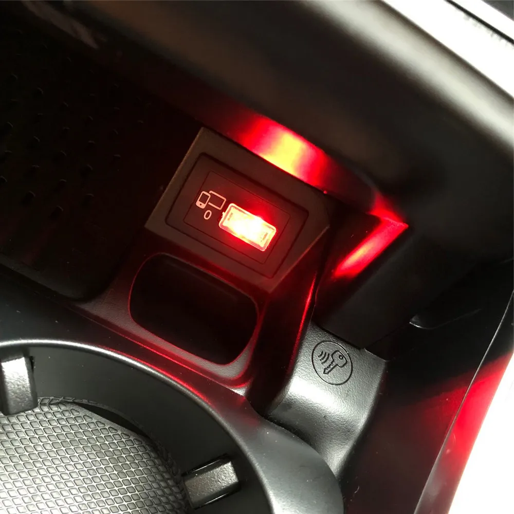 1 шт. Автомобильный USB светодиодный атмосферный декоративный светильник для Nissan