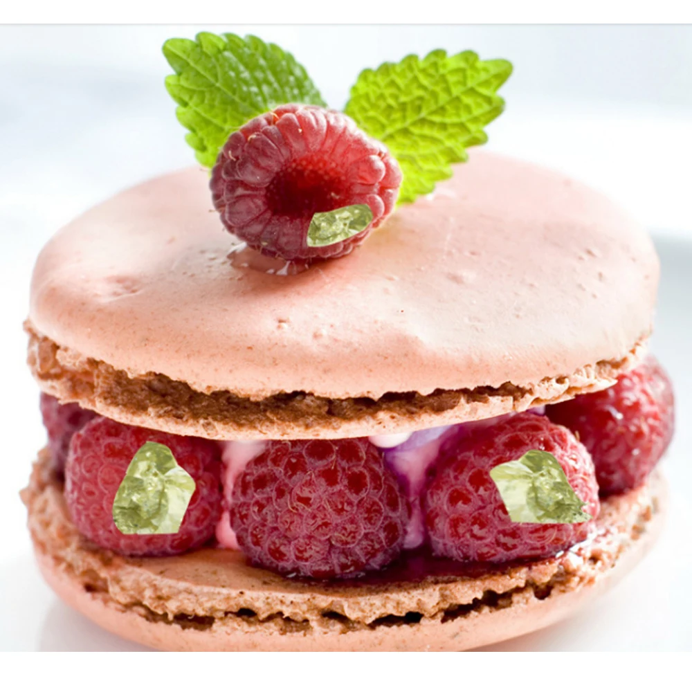 1 г маленькие кусочки Настоящее подлинное съедобное Золотое и Серебряное