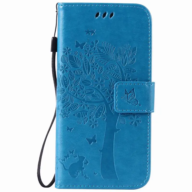 Для Coque samsung Galaxy S6 Чехол кошелек кожаный чехол для телефона samsung Galaxy S6 чехол Флип Для Coque samsung Galaxy S6 Чехол для карт - Цвет: Синий