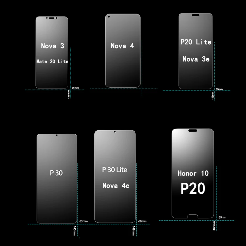 Закаленное стекло для huawei P30 Lite P20 2019 защитная пленка Nova 3 4 Защитное mate 20 Pro |
