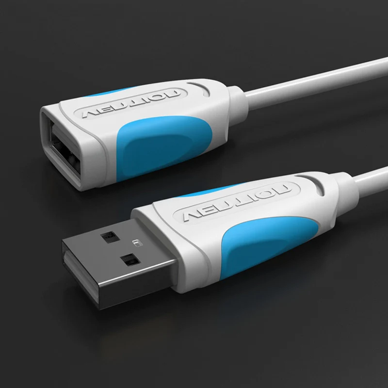 Vention USB 2 0 раздвижной кабель 1 м 3 провод Папа-мама расширение передачи данных usb для