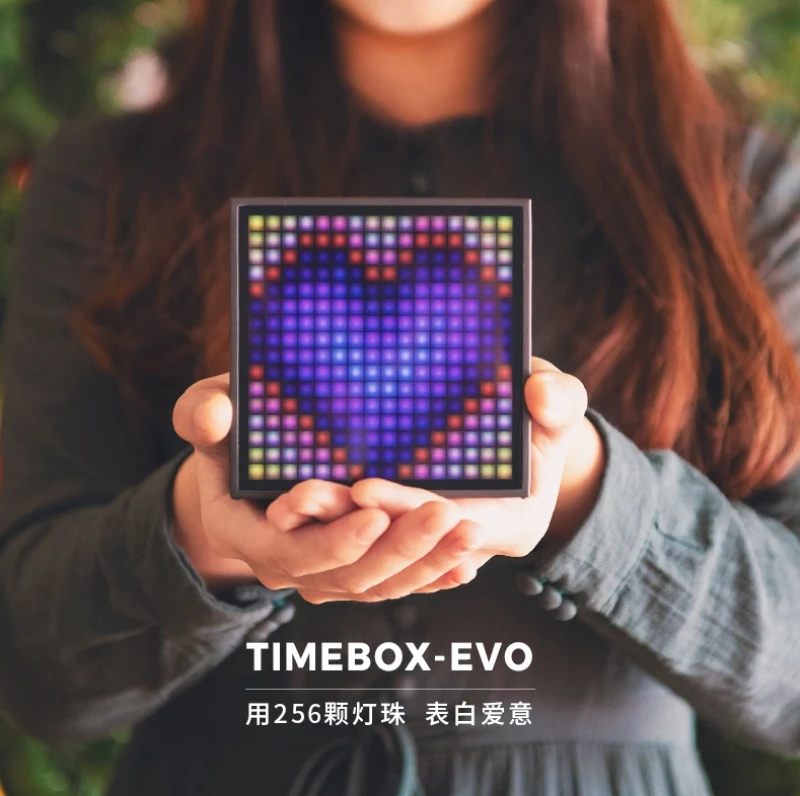Новый Divoom TIMEBOX EVO Bluetooth Беспроводной Динамик пикселей смарт многофункциональный