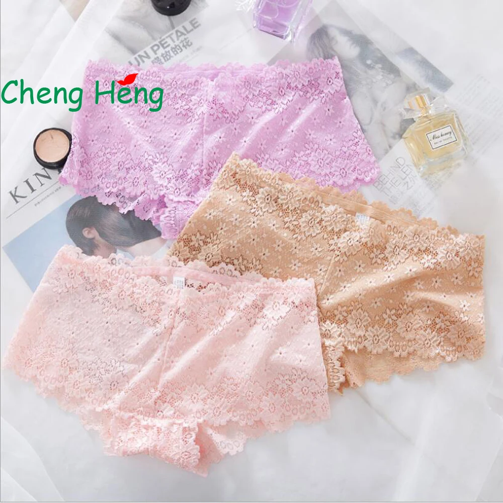 Пикантные высококачественные модные кружевные трусики CHENG HENG женские удобные