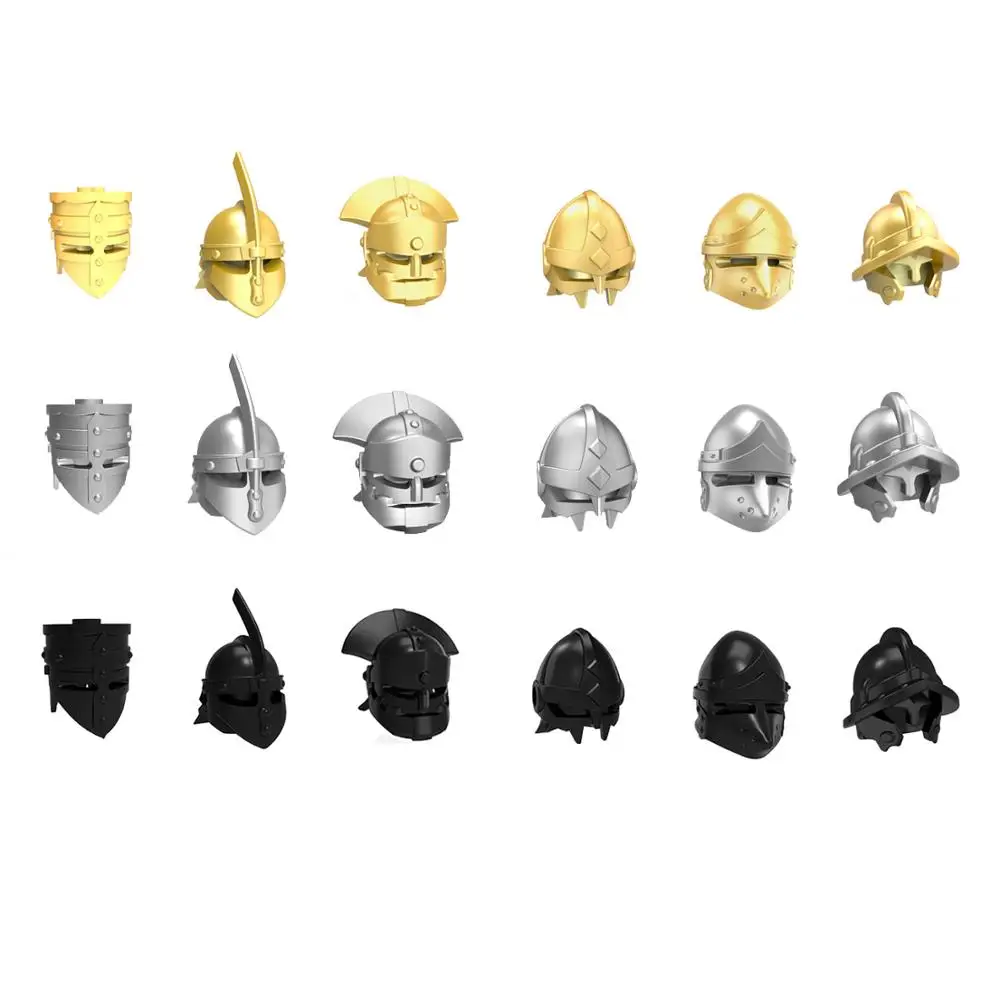 Элементы кирпичная часть Краш шлем для компании Gloden Second Sons Unsullid Dothraki классический строительный блок игрушка аксессуар Bricklink