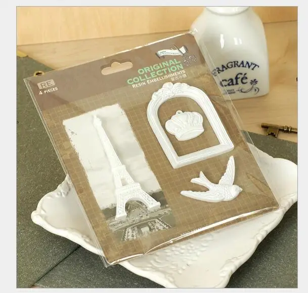 3 карты/лот мини искусственный пластырь рельефная скульптура в европейском стиле