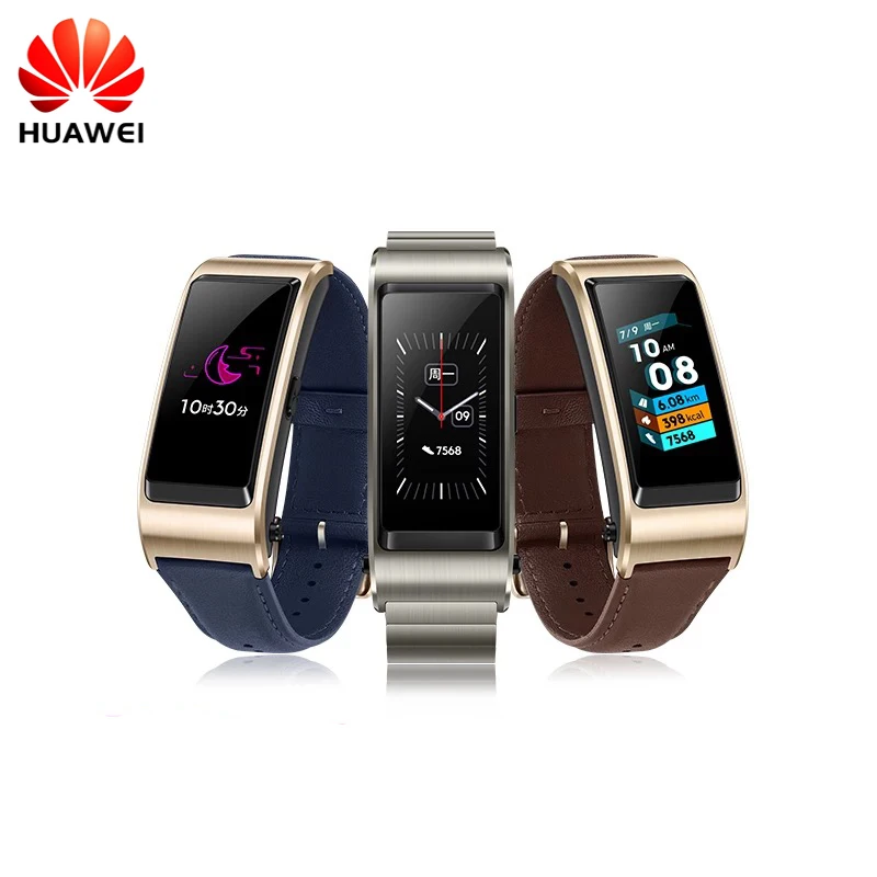 Оригинальный фитнес браслет Huawei TalkBand B5 водонепроницаемые Bluetooth 1 13 дюйма