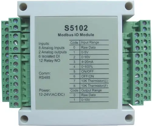 

analog input output module digital output modbus rtu rs485