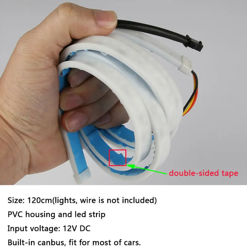 Гибкий задний фонарь светодиодный светильник бар тормоз сигнал поворота лед