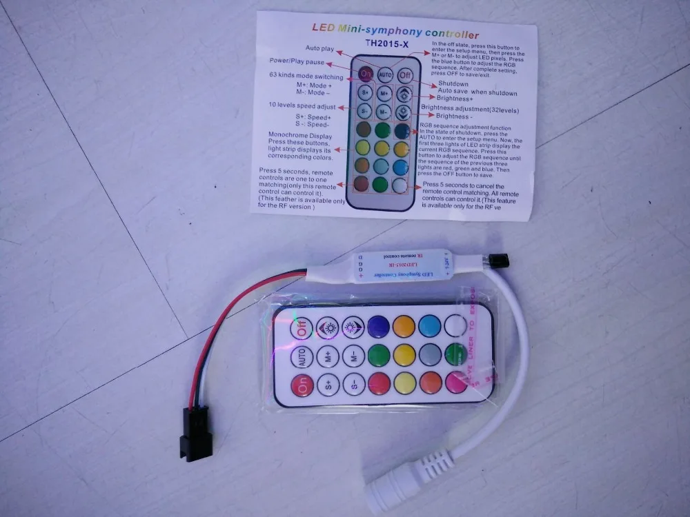 5 в постоянного тока DC7 12V 2811IC 1903IC 5050 RGB SMD Модифицируемый контроллер светодиодной