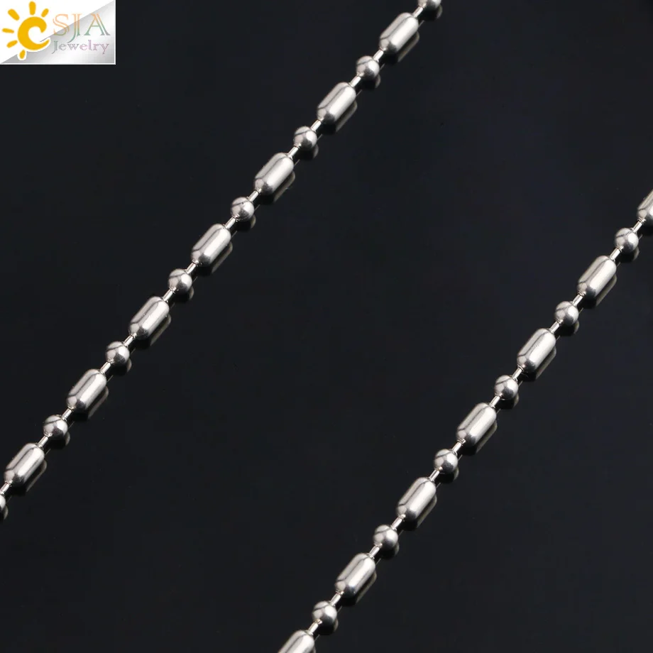 CSJA высококачественное винтажное рандое ожерелье с большим черным кулоном из