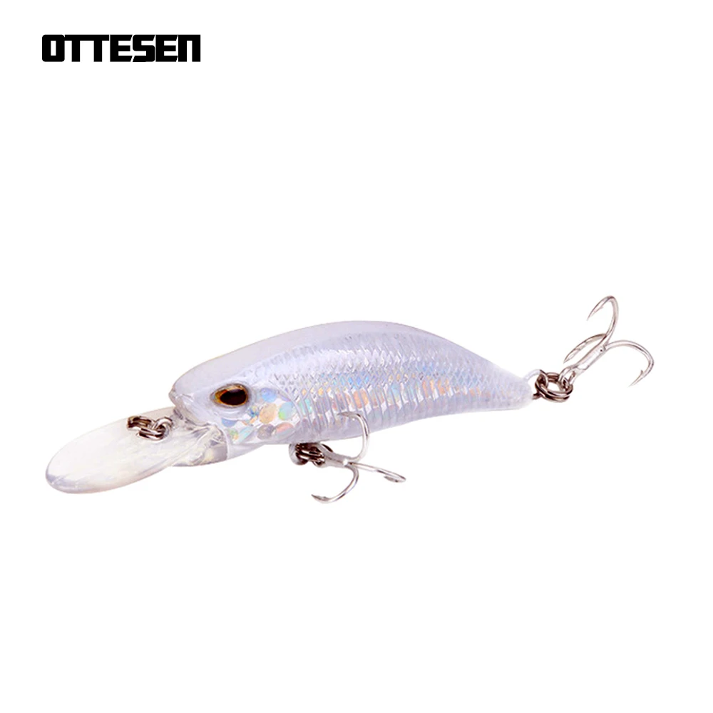 OTTESEN 1pcs/lot 65mm 5.2g minnow fishing lure pesca peche tackle isca artificial wobbler trout bassbait high quality bait | Спорт и