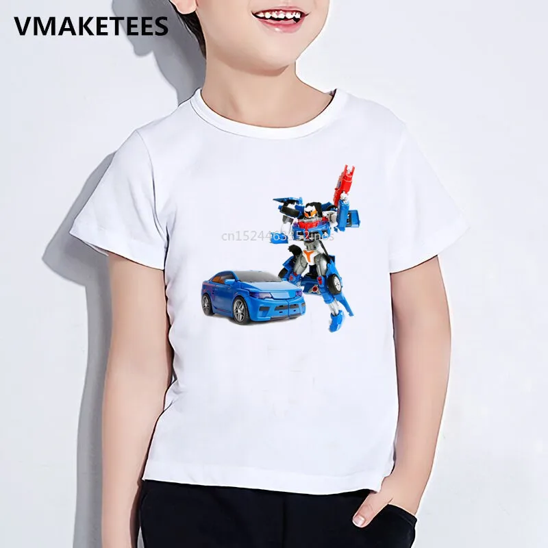Детская летняя футболка с коротким рукавом для девочек и мальчиков мультяшным